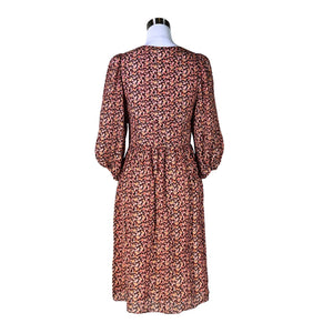 Unisex Vanessa Bruno - Schiffon dress, size 38 - Red (2)