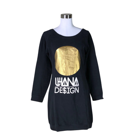 Unisex Uhana Design - Sweatshirt tunic, size 36 - Black ()