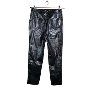 Unisex Na-KD - Leather pants, size 38 - Black (2)