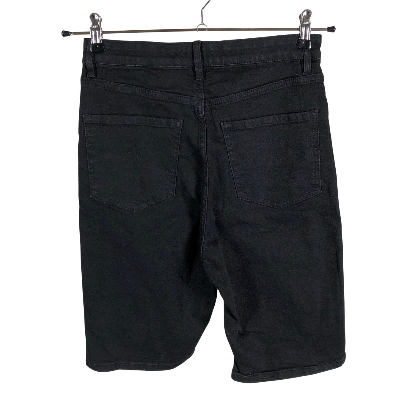Unisex Lindex - Denim shorts, size 38 - Black (2)