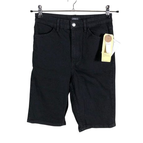 Unisex Lindex - Denim shorts, size 38 - Black ()