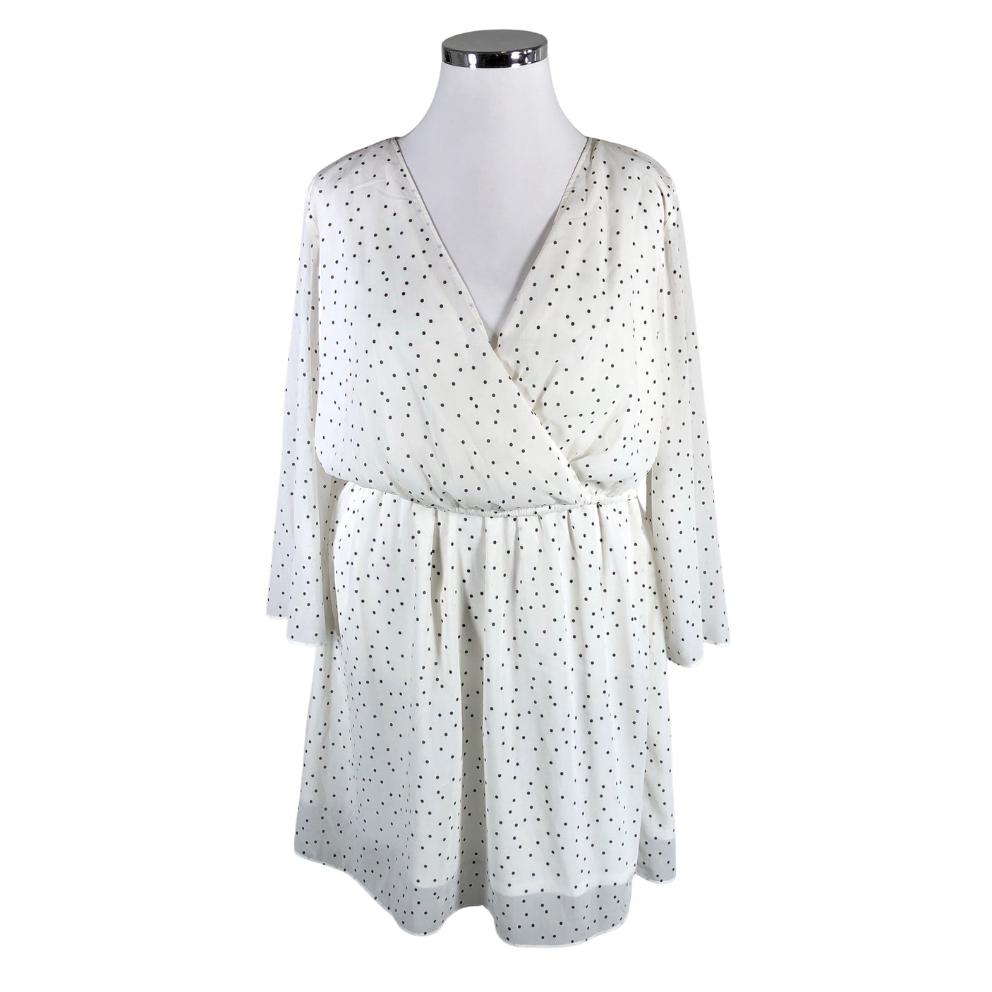 Unisex H&M Mama - Schiffon dress, size 42 - White (1)