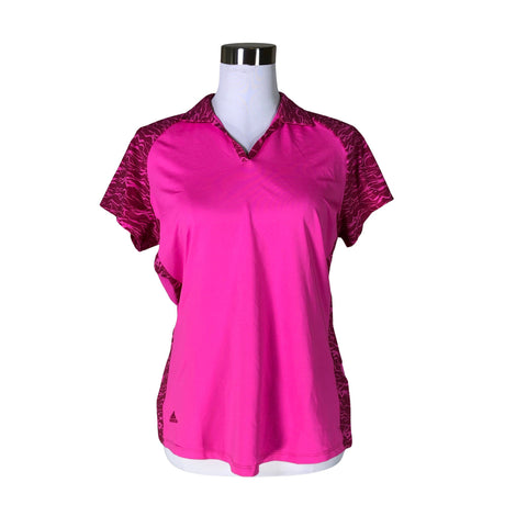 Unisex Adidas - Sports shirt, short sleeve, size 38 - Pink ()