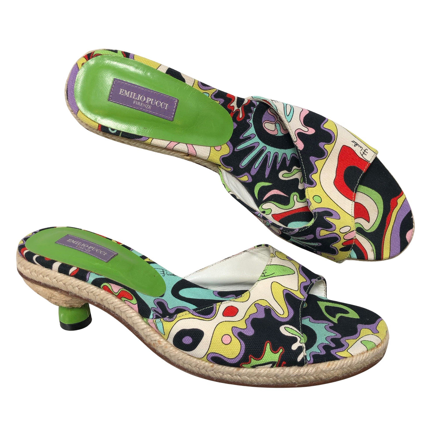 Unisex Emilio Pucci - Heeled sandals, size 40 - Natural white (1)