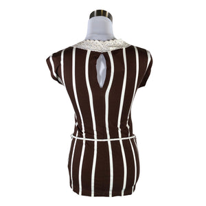 Unisex Nanso - Tricot tank top, size 38 - Brown (2)