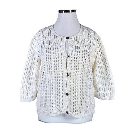 Unisex Handmade - Cardigan, size 42 - White ()