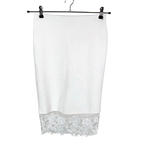 Unisex River Island - Tricot skirt, size 34 - White (1)