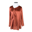 Unisex Part two - Schiffon tunic, size 42 - Brown ()