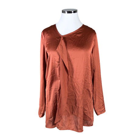 Unisex Part two - Schiffon tunic, size 42 - Brown ()
