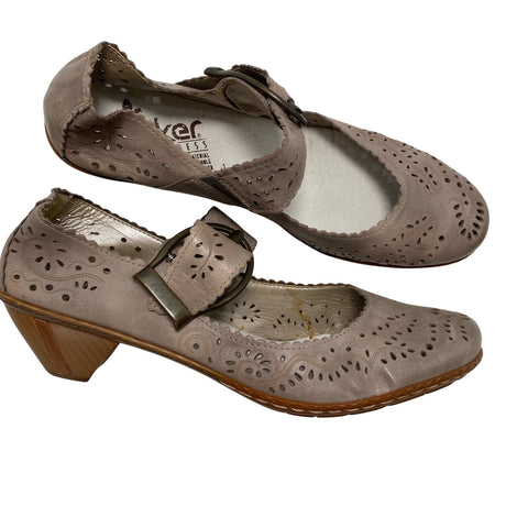 Unisex Rieker - High heels, size 42 - Brown ()