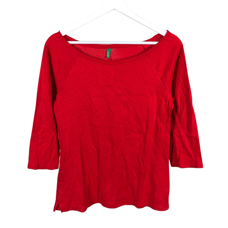 Unisex Benetton - Tricot shirt, size 42 - Red ()