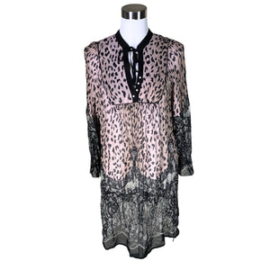 Unisex Kriss - Schiffon dress, size 40 - Light pink (1)