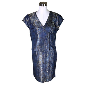 Unisex Alain Manoukian - Suit set, size 38 - Blue (2)