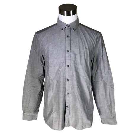 Unisex Calvin Klein - Collared shirt, size L - Gray ()