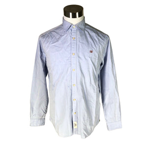 Unisex Napapijri - Collared shirt, size L - Light blue (1)
