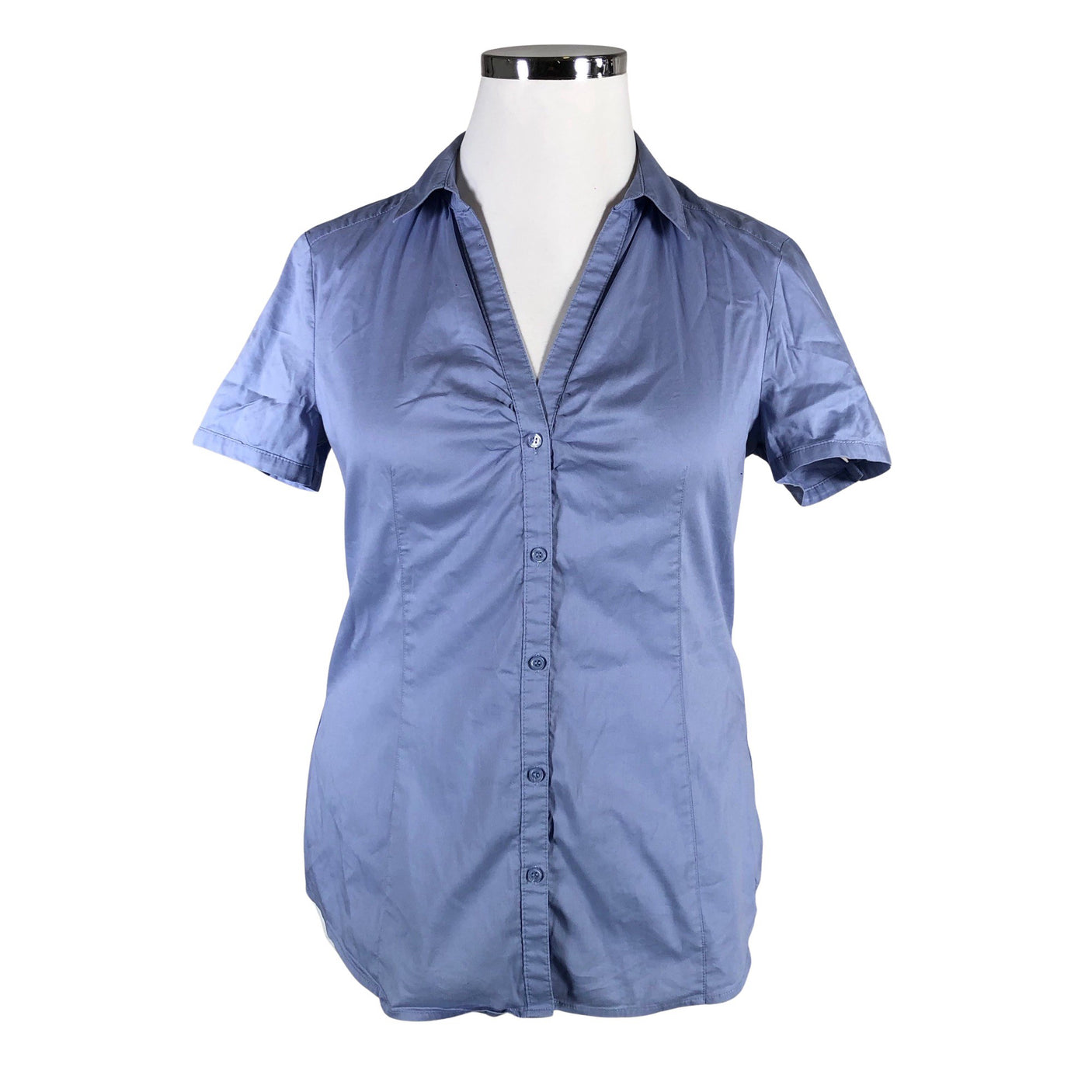 Unisex Esprit - Short-sleeved blouse, size 42 - Light blue (1)
