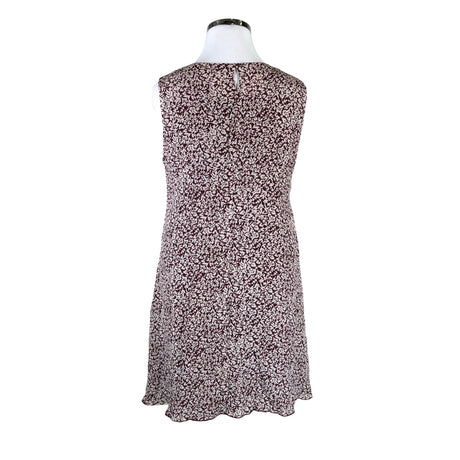Unisex Marc O'Polo - Schiffon dress, size 44 - Wine red (2)