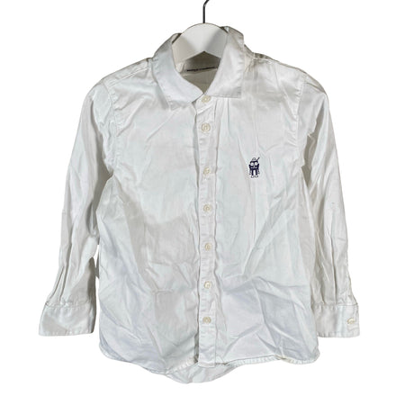 Unisex Mini Rodini - Collared shirt, size 104 - 110 - White ()