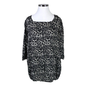 Unisex Zhenzi - Schiffon tunic, size 46 - Black (1)