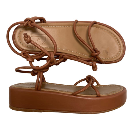 Unisex Flattered - Sandals, size 37 - Brown ()
