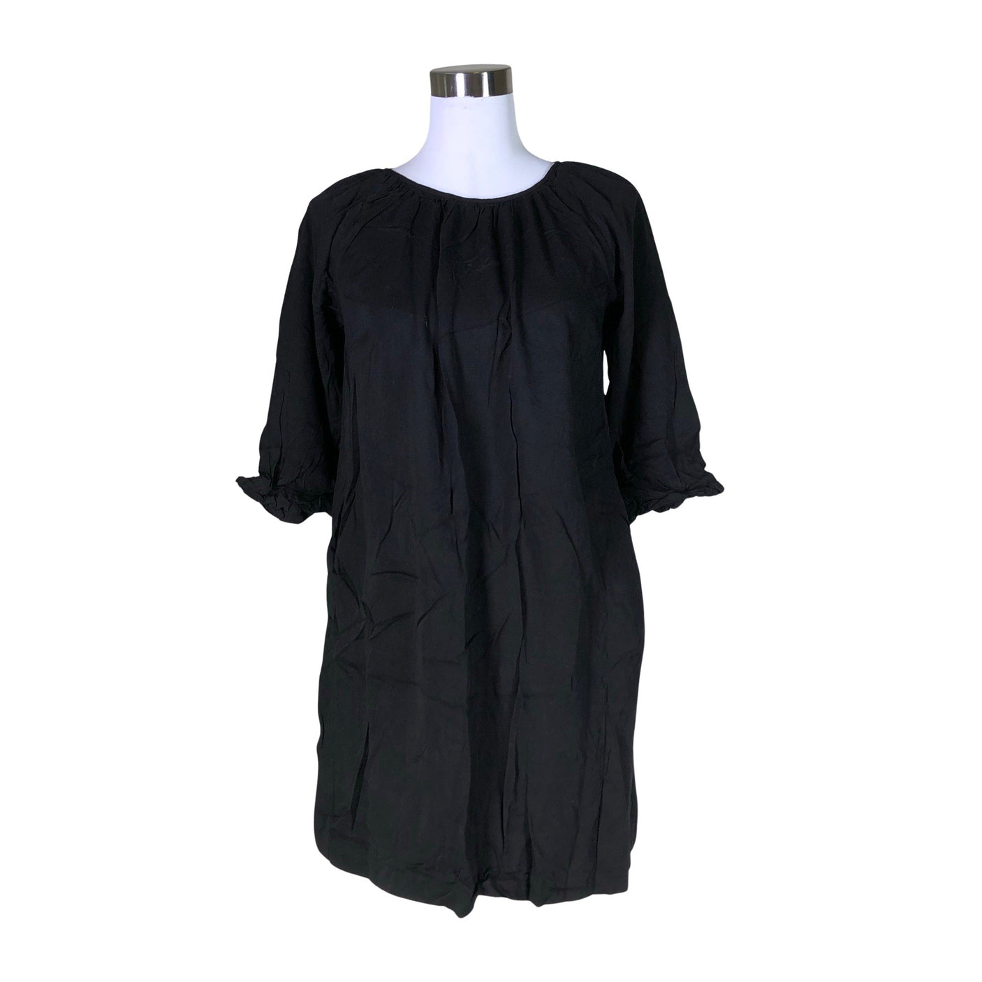 Unisex Nanso - Schiffon dress, size 38 - Black (1)