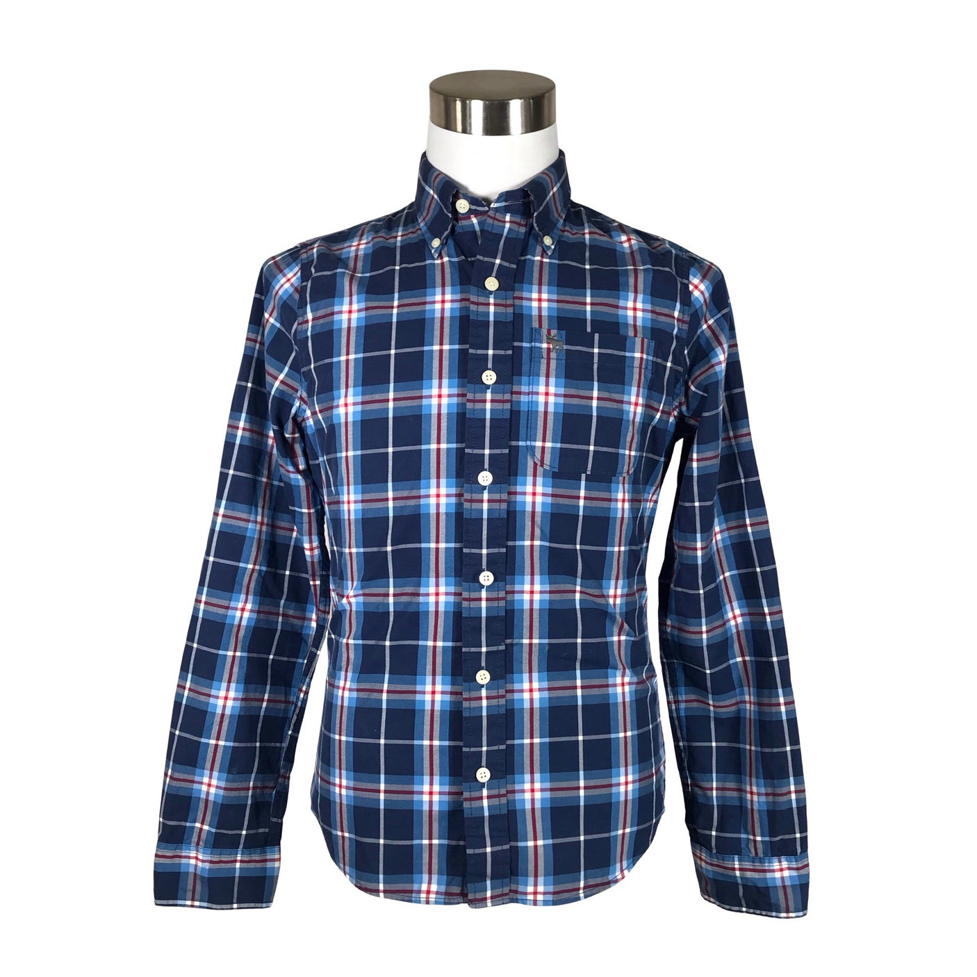 Unisex Abercrombie&Fitch - Collared shirt, size S - Blue (1)