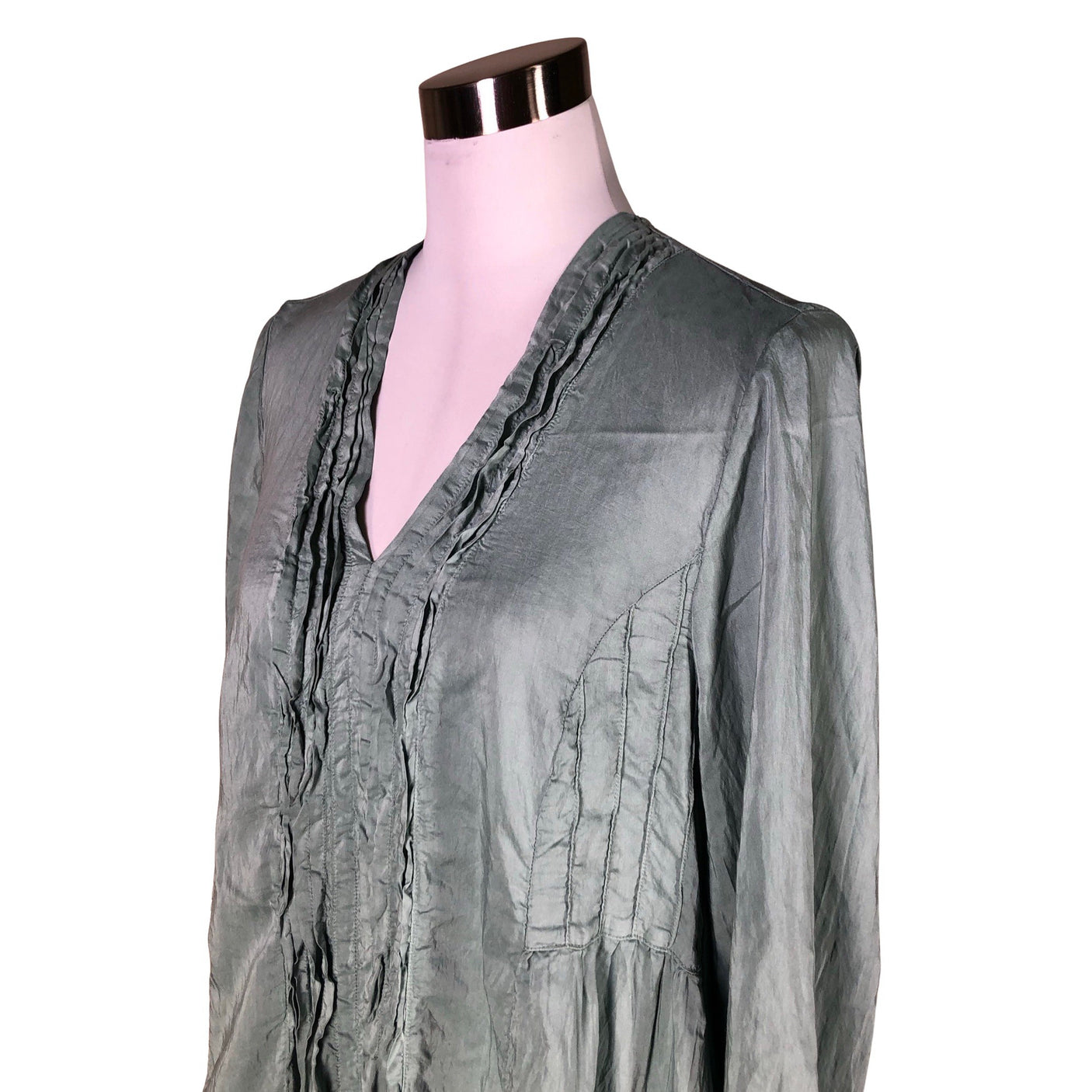 Unisex Grizas - Schiffon dress, size 40 - Green (3)