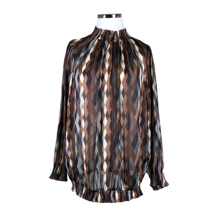 Unisex Zizzi - Blouse, size 46 - Brown ()