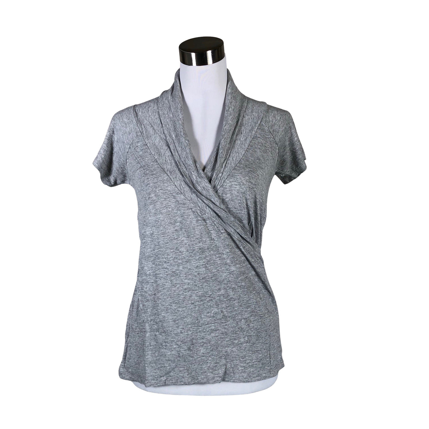 Unisex Ril's - Short-sleeved blouse, size 38 - Gray (1)