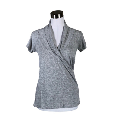 Unisex Ril's - Short-sleeved blouse, size 38 - Gray ()