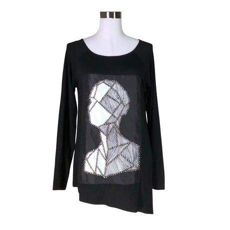 Unisex Dqmane - Tricot tunic, size 34 - Black ()