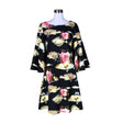 Unisex A'dress - Schiffon dress, size 34 - Black ()