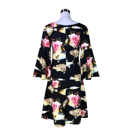 Unisex A'dress - Schiffon dress, size 34 - Black (2)