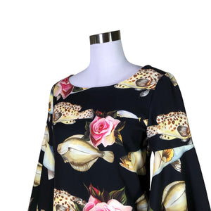 Unisex A'dress - Schiffon dress, size 34 - Black (3)