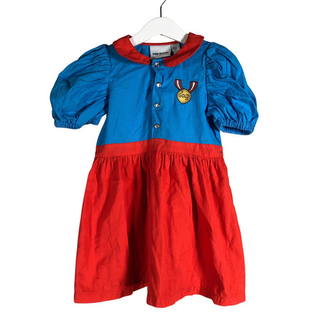 Unisex Mini Rodini - Dress, size 104 - 110 - Blue ()