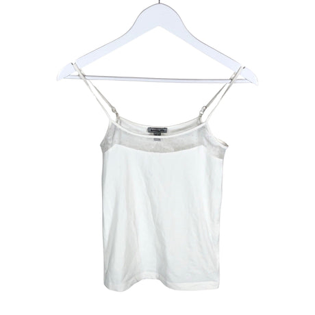 Unisex Bandolera - Tricot tank top, size 34 - White ()