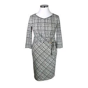 Unisex Marc Cain - Tricot dress, size 42 - White (1)