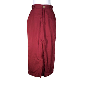 Unisex Tauko - Fabric skirt, size 38 - Wine red (1)