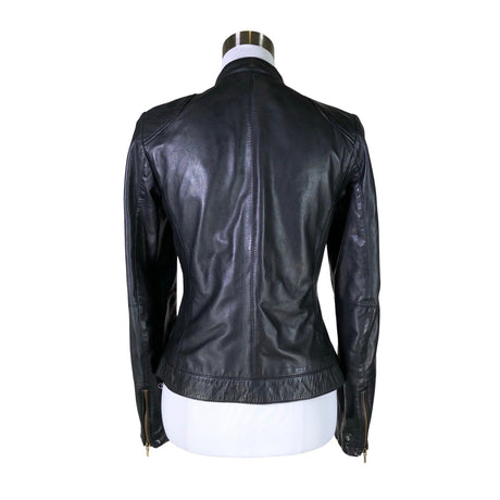 Unisex Esprit - Leather jacket, size 36 - Black (2)