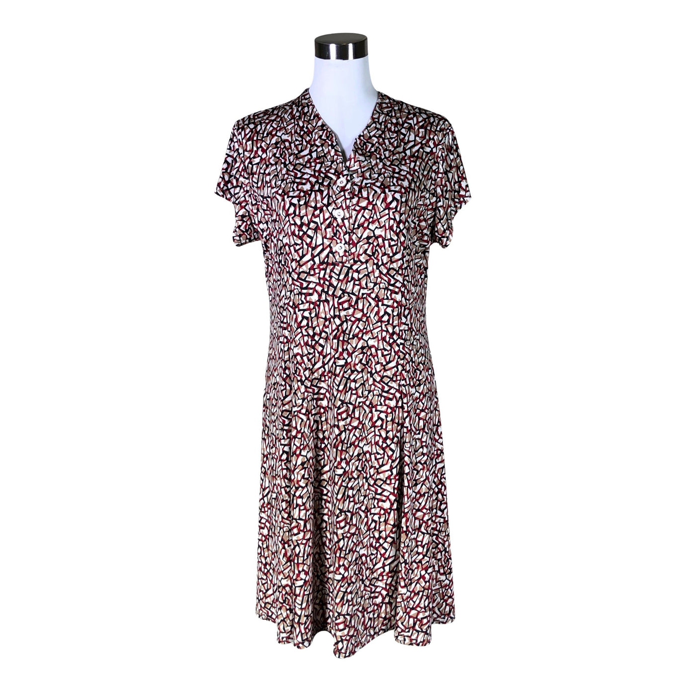 Unisex Joy's - Tricot dress, size 40 - Wine red (1)