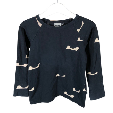 Unisex Papu - Tricot shirt, size 98 - 104 - Black ()