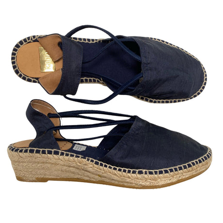 Unisex Kanna - Wedge sandals, size 40 - Blue ()