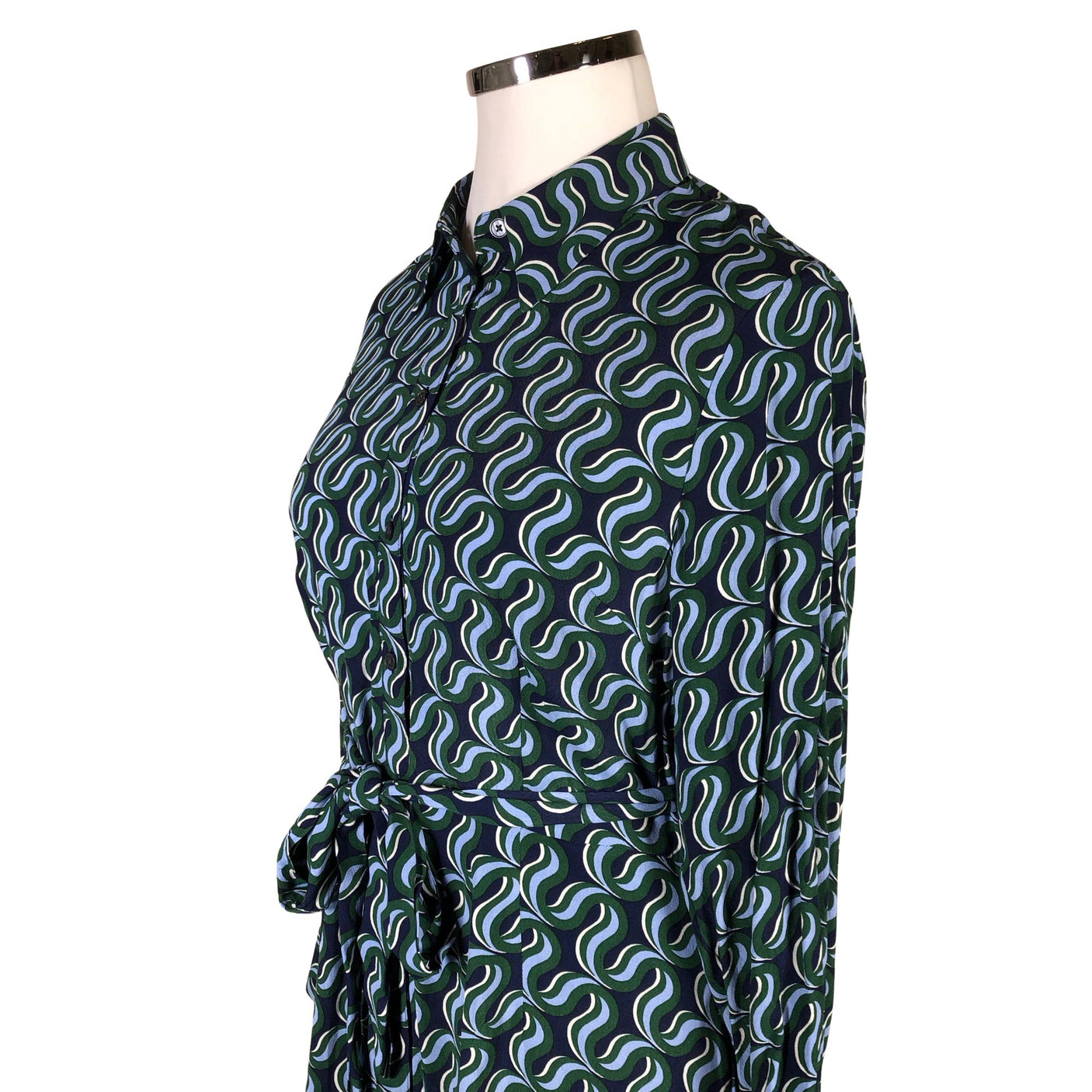 Unisex Boden - Schiffon dress, size 42 - Blue (3)