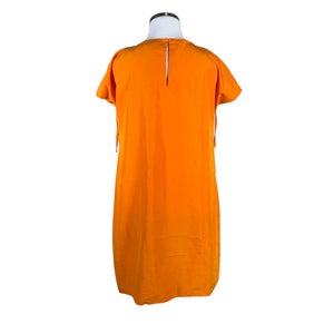 Unisex Lindex - Schiffon dress, size 44 - Orange (2)