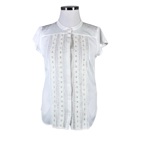 Unisex Your Face - Short-sleeved blouse, size 42 - White ()