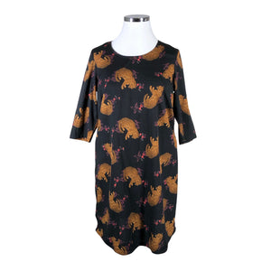 Unisex Junarose - Schiffon dress, size 42 - Black (1)