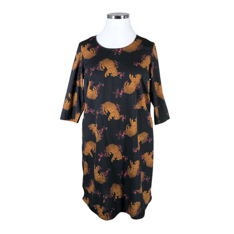 Unisex Junarose - Schiffon dress, size 42 - Black ()