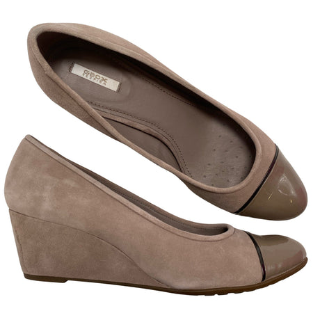 Unisex Geox - Wedge heel shoes, size 41 - Beige ()