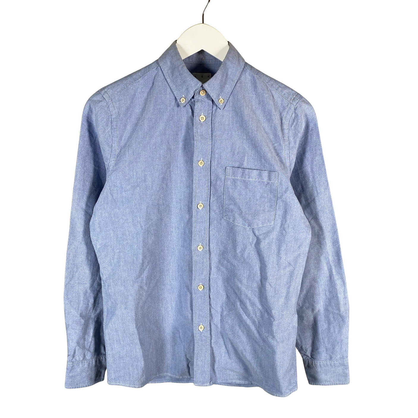 Unisex Asket - Collared shirt, size XS - Light blue (1)