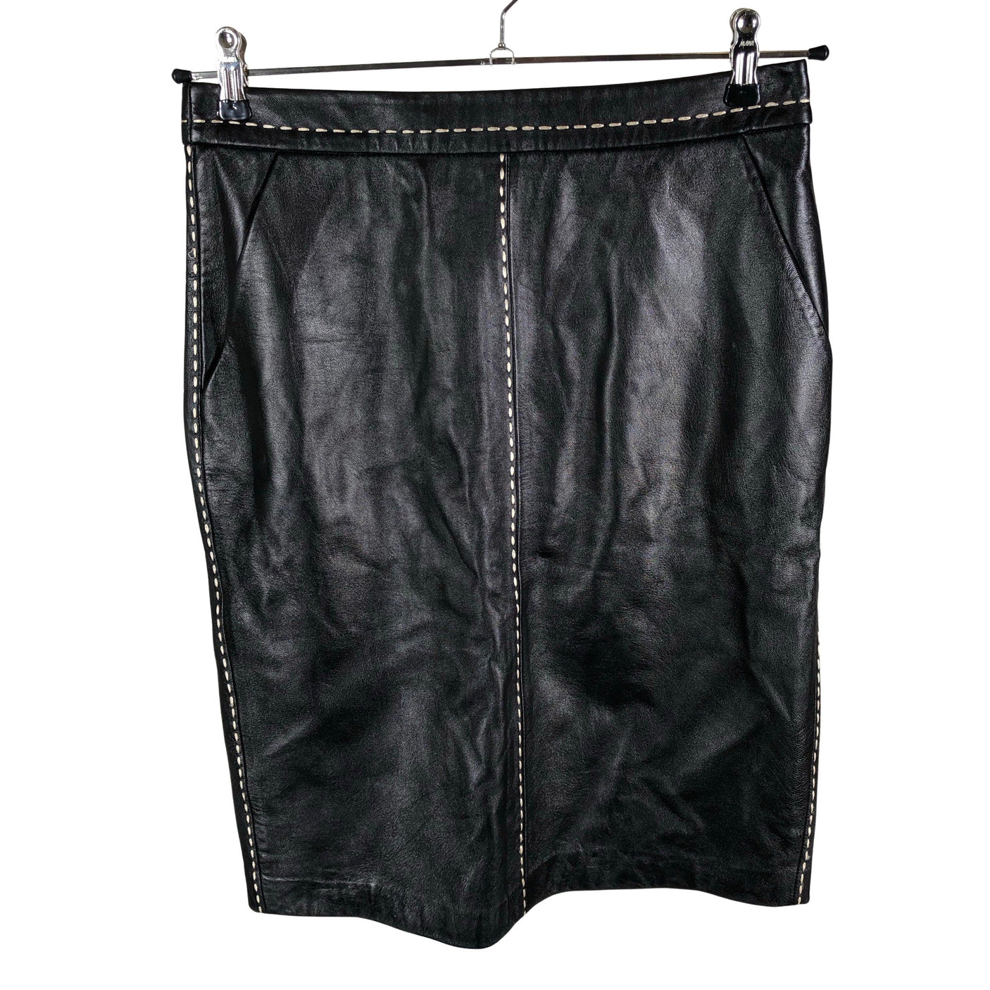 Unisex Episode - Leather skirt, size 40 - Black (1)